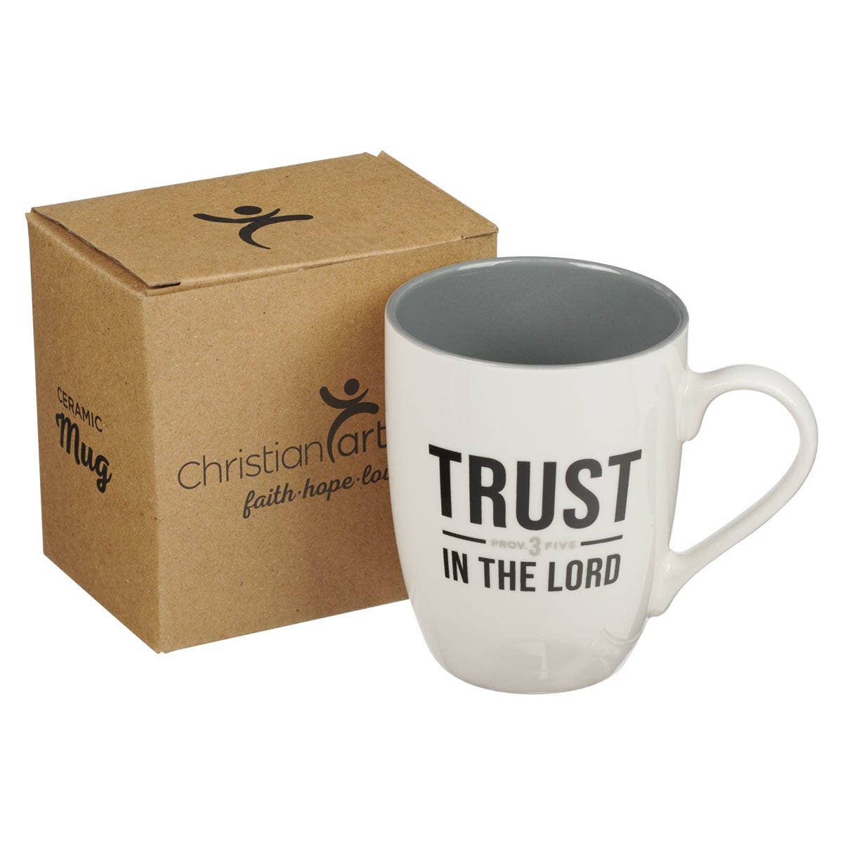 Mug Gray Trust in the Lord Prov. 3:5