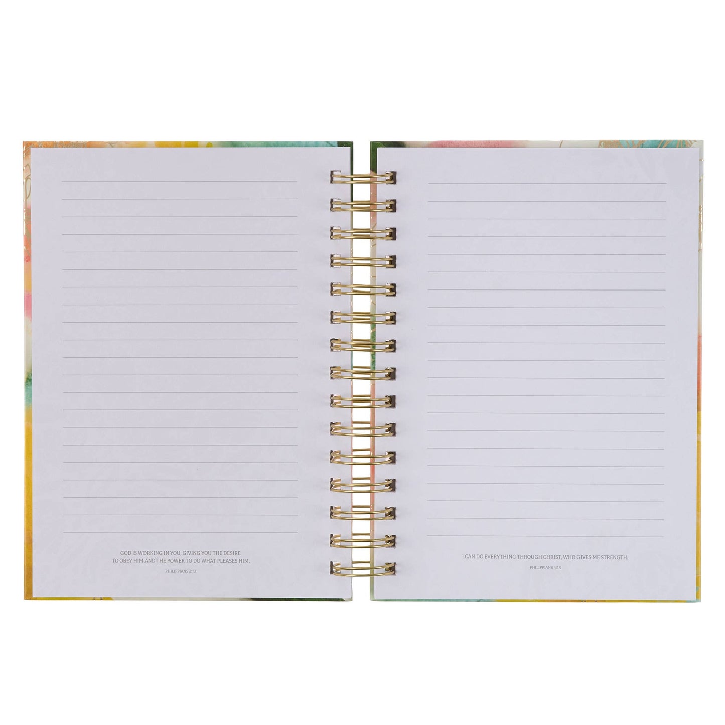 Faithfulness Pastel Watercolor Wirebound Journal