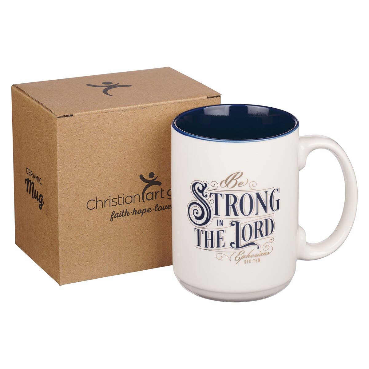 Mug Blue Strong in the Lord Eph. 6:10