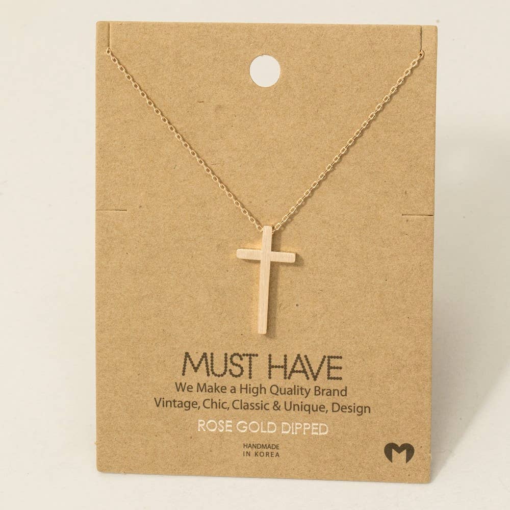 Cross Pendant Necklace