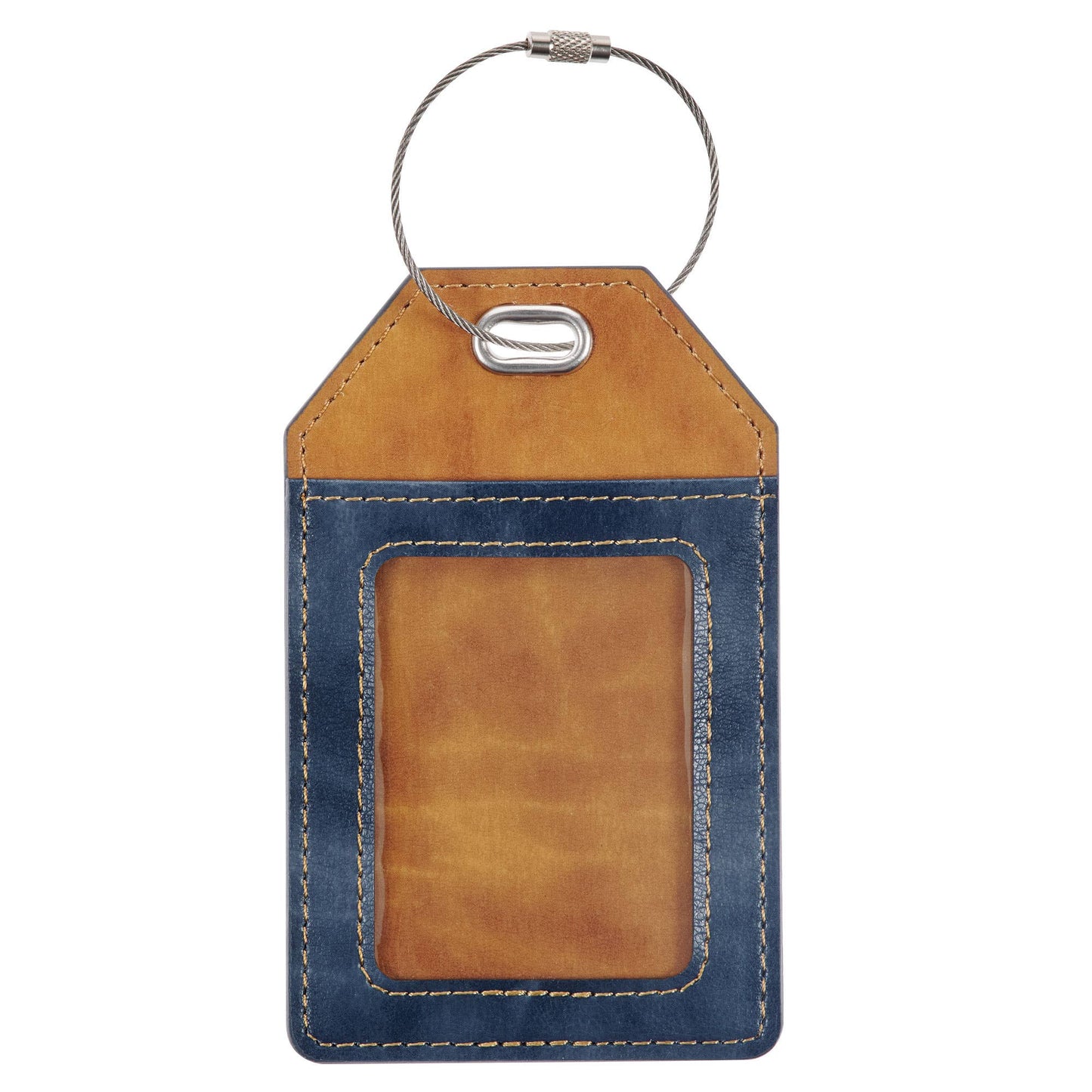 Luggage Tag Two-tone Be Strong & Courageous Josh. 1:9
