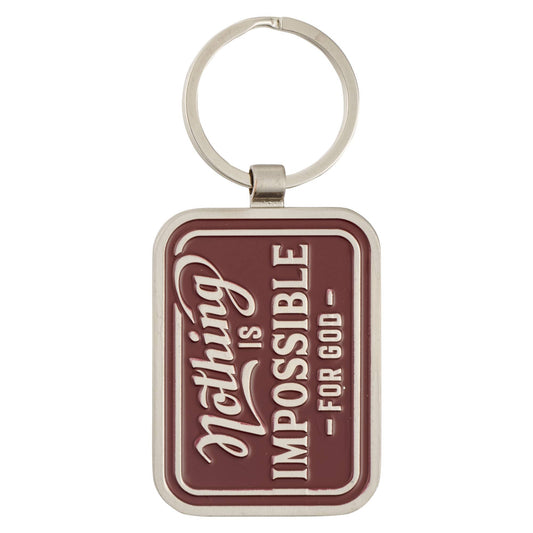 Keychain Nothing is Impossible Lk. 1:37