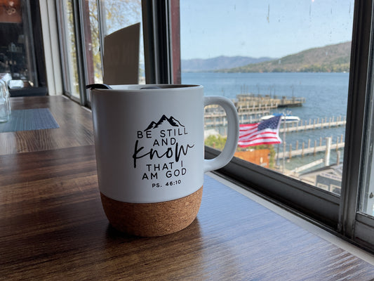 Be Still - Designer Mugs-Cork