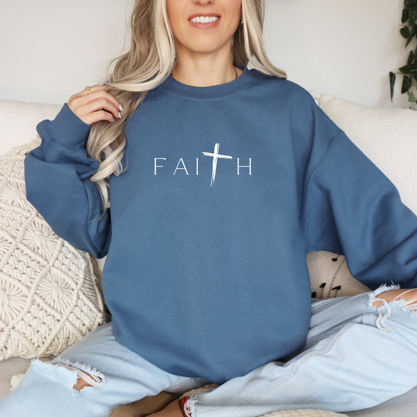 Faith Sweatshirt. - Christian Spring Tee - Summer 2025