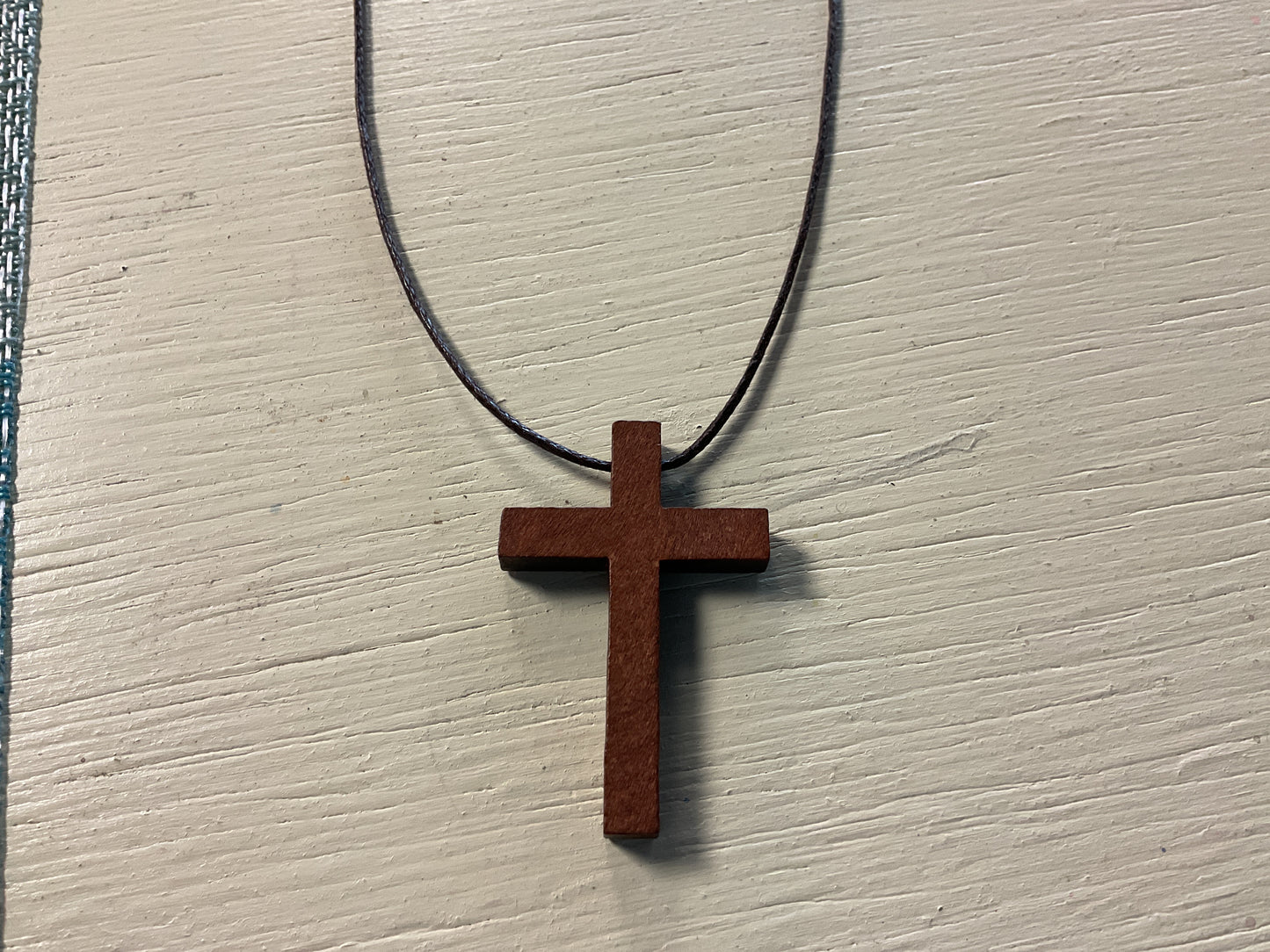 Wooden Cross Necklace