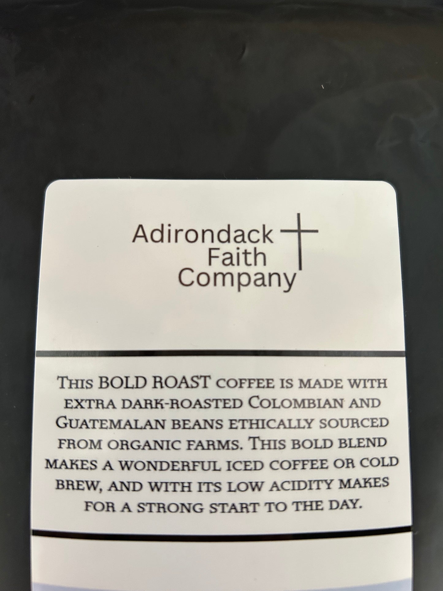 Adirondack Faith Bold Coffee