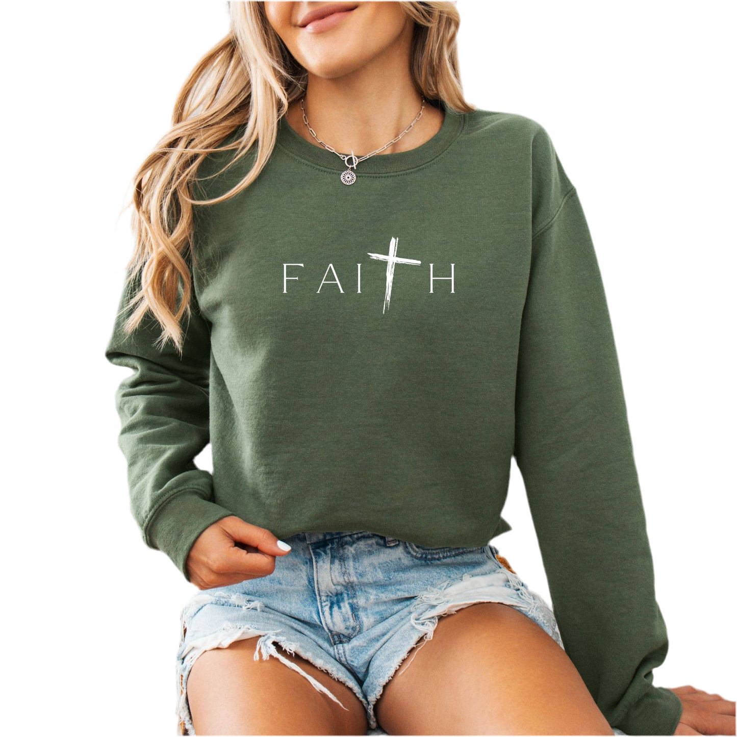 Faith Sweatshirt. - Christian Spring Tee - Summer 2025