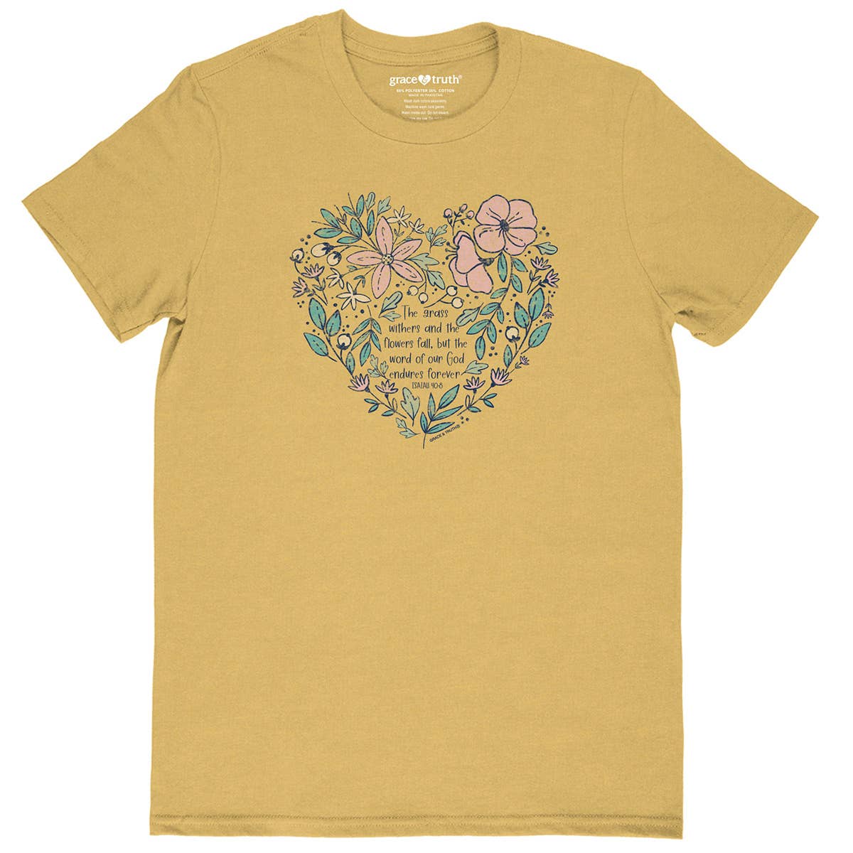 Grace & truth Womens T-Shirt Grass Withers